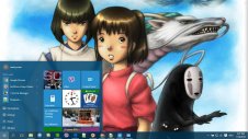 Spirited Away windows theme