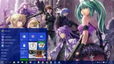 Vocaloid windows theme