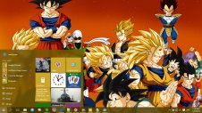 Vegeta windows theme