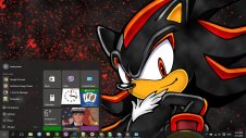 Shadow the Hedgehog windows theme