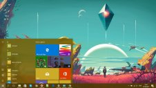 No Man's Sky windows theme