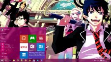 Blue Exorcist windows theme