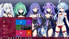 Hyperdimension Neptunia windows theme