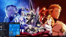 Black Clover windows theme