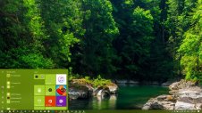 Forests (Dual Monitor) windows theme
