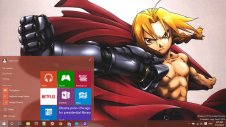 Fullmetal Alchemist windows theme