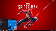 Spider-Man (PS4) windows theme