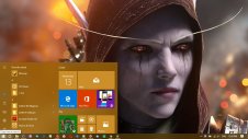 Sylvanas Windrunner windows theme