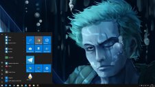 Zoro Roronoa windows theme