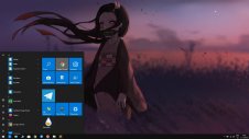 Nezuko Kamado windows theme