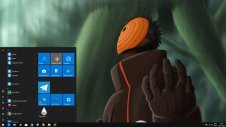 Obito Uchiha windows theme