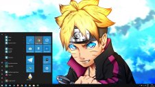 Boruto Uzumaki windows theme