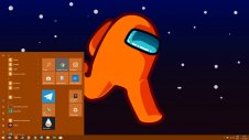 Among Us windows theme
