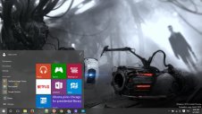 Portal 2 windows theme