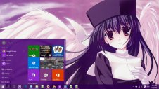 Anime Angel windows theme