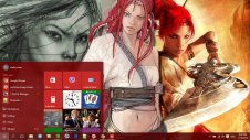 Heavenly Sword windows theme