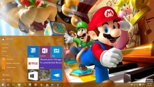 Mario windows theme