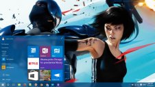 Mirror’s Edge windows theme