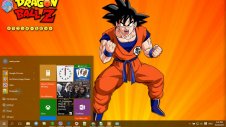 Goku windows theme