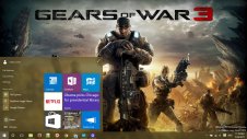 Gears of War 3 windows theme