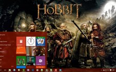 The hobbit win10 theme