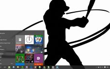 Softball win10 theme