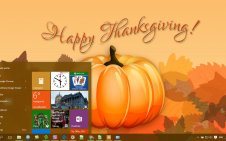 Thanksgiving win10 theme