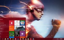 The Flash win10 theme