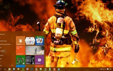 Firefighter win10 theme