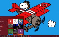 Snoopy win10 theme