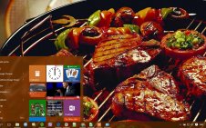 Food win10 theme