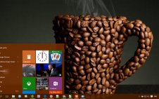 Coffee win10 theme