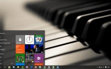 Piano win10 theme