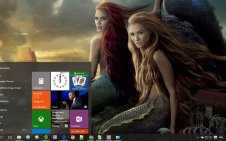 Mermaid win10 theme