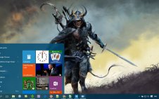 Samurai win10 theme