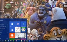 Zootopia win10 theme