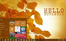 November win10 theme