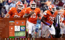 Clemson win10 theme