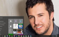 Luke Bryan win10 theme