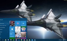 Airplane win10 theme