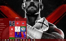 CM Punk win10 theme