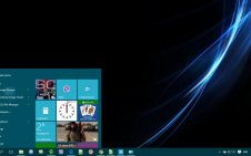 Dark Blue win10 theme