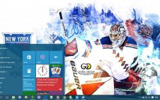 New York Rangers win10 theme