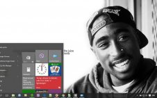 2Pac win10 theme