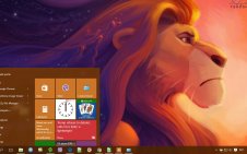 Lion King win10 theme