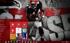 Atlanta Falcons win10 theme