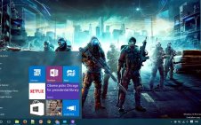 Tom Clancy’s Ghost Recon Future Soldier win10 theme