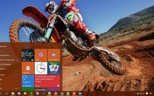 Dirt Bike win10 theme