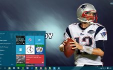 Tom Brady win10 theme