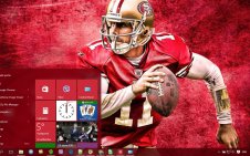 San Francisco 49ers win10 theme